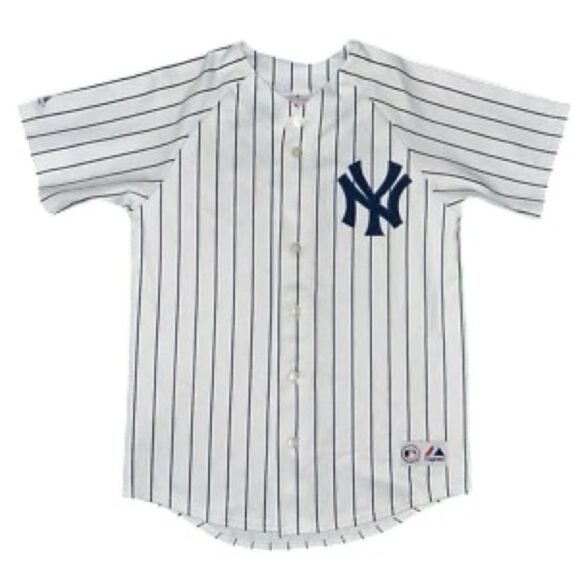 00’s Majestic New York Yankees #13 Alex Rodriguez Jersey Youth size 10/12 - Picture 1 of 9